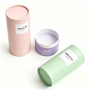 Luxury Eco-friendly Gold Foil Rigid Cardboard Round Cylinder <b>Box</b> for Flower Skincare Gift Packaging Custom Logo Manufacturer - Product Image 6
