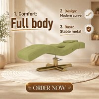 Table de massage moderne blanche, noire et colorée, mobilier de salon avec design incurvé pour salon de beauté, salon et atelier