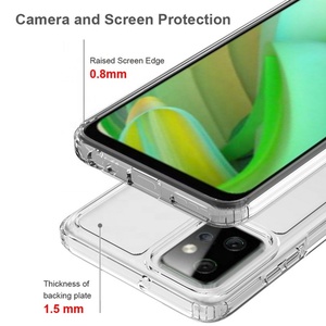 Funda para Teléfono Motorola Edge 50 Fusion, TPU y PC 2 en 1, Transparente, Antigolpes, Carcasa Trasera para MOTO EDGE 50 PRO - Product Image 3