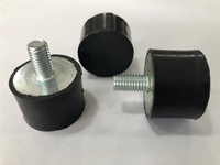 Pieds en caoutchouc pour goujons cylindriques avec écrou à vis M4/M6/M8/M12/M14/M16, blocs de montage en caoutchouc pour support moteur