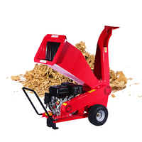 Broyeur de branches industriel à essence 13 CV, moteur 4 temps 188F/P, alimentation 89 mm