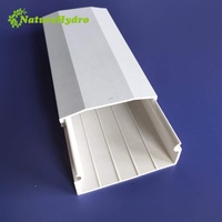 Accessoires de serre de système hydroponique à canal Nft en PVC pour l'agriculture verticale personnalisée