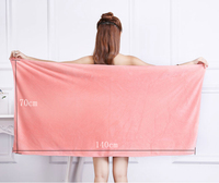 En Gros Ensemble Cadeau de Serviettes en Microfibre pour Serviettes de Bain Velours Corail Super Doux pour Enfants Adultes 300gsm Ensemble de Serviettes de Bain de Luxe