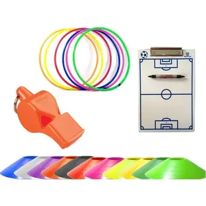 Kit di formazione didattica con 15 piastre 10 cerchi 56cm bordo 1 Set completo fischietto All-in-One
