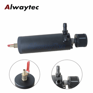 Universele Aluminium Baffle 500ml Olieafvanger 2-poorts Tank met Ontluchtingsfilter Separator Reservoir Tank - Product Image 2