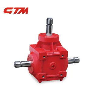 RV9 Rotary Tiller Gearbox Kecil Diferensial Tangan Gear Box untuk Tiller Traktor Pertanian Beralih Blade 540 PTO