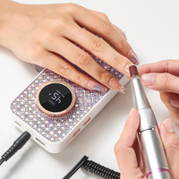 Machine à ongles sans fil avec étui de ceinture, longue autonomie, pour le nail art électrique