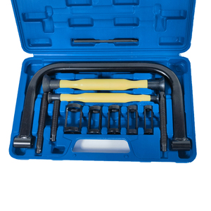 12pcs Valve <strong>Spring</strong> <strong>Compressor</strong> Removal <strong>Tool</strong> Valve Lapper <strong>Tool</strong> Auto Compression C-Clamp Service <strong>Kit</strong> - Product Image 1