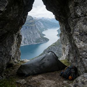 Tente de bivouac ultralégère de qualité supérieure, imperméable, pour une personne, abri pour la randonnée en solo et les aventures de camping sauvage - Product Image 5