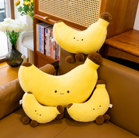 Peluche banane à longues jambes personnalisée, jouet en peluche doux et mignon, poupée fruit amusante pour cadeau et décoration intérieure