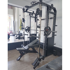 <span class=keywords><strong>Estación</strong></span> de Gimnasio Multifuncional WENDY, Máquina Smith Combinada, Entrenador Funcional - Product Image 4