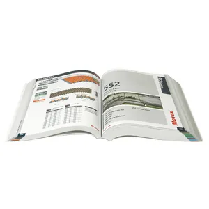 Fábrica Atacado Hardcover Impressão Livro Catálogo Brochura Folheto Moda Revista Livro Impressão