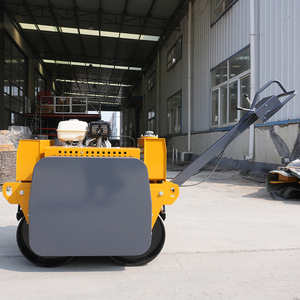 Honda Motorlu 5.5HP Asfaltlı Hidrolik Tahrikli Çift Tamburlu Yürüme Tipi Titreşimli Yol Silindiri - Product Image 4