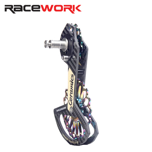 赛车超轻13-18t自行车后拨链器滑轮金色彩色碳纤维R7000R8000自行车导向轮 - Product Image 3