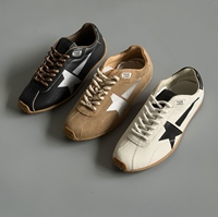Birotzxiues – baskets basses en cuir véritable pour femmes, avec patch étoile, 3 couleurs, chaussures décontractées à lacets, logo personnalisé, taille européenne 36-44