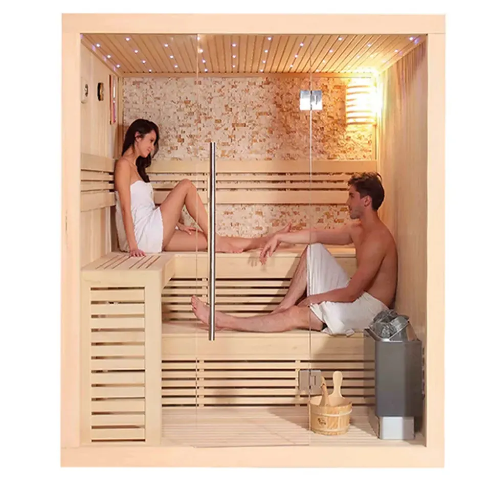 Fogão massageador japonês de madeira, comprimento de 2.5m, sauna escondida, quarto de madeira