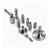 Komponen Presisi Khusus dari Baja Tahan Karat yang Dibuat dengan Mesin CNC, Pemesinan Aluminium, Komponen Logam Kecil, 5 Axis OEM
