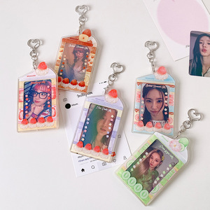 Porte-clés personnalisé en plastique acrylique original, motif dessin animé, 3 pouces, avec mini-écran de protection pour collection de figurines - Product Image 2