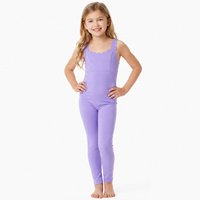 Novedad 2026: Mono de Danza sin Mangas para Niñas de 3 a 10 Años, Elástico, para Gimnasia y Ballet, Venta al Por Mayor ODM