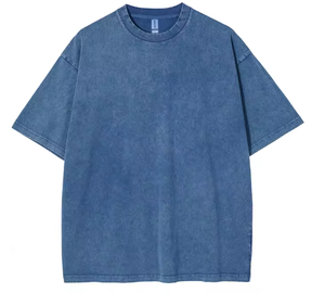 Camiseta Oversize de Algodón 100% de 250 g/m² con Diseño en Blanco, Estilo Vintage, Lavado Ácido, Color Negro, con Logotipo Personalizado, Tallas Grandes 2025 - Product Image 3