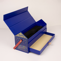 Maßgefertigte A-Frame Magnetische Klappbare Luxus-Geschenkbox aus Hartpapier mit Griff und Schublade für Souvenir-Verpackungen in Hochwertiger Qualität