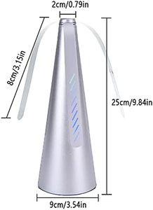 Piège à insectes anti-mouches UV solide pour l'intérieur Lutte antiparasitaire automatique avec batterie de ventilateur anti-mouches et alimentation électrique - Product Image 4