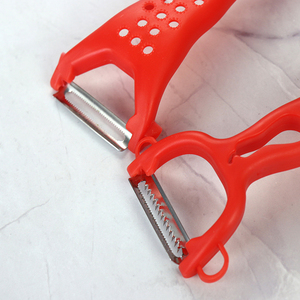 Eco-Friendly Manual Plastic Double Head <b>Fruit</b> & <b>Vegetable</b> Peeler with Stainless Steel Blades for Garlic & Ginger Grinding - Product Image 4