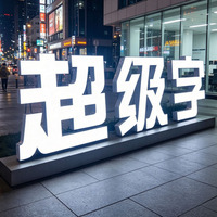 Letrero Luminoso de Bajo Consumo para Exteriores, Estable, para Centros Comerciales, Exhibición de Nombres de Marcas