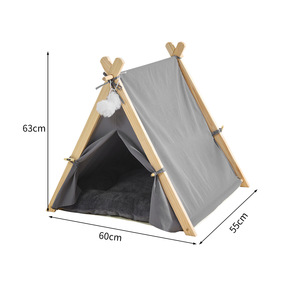 Cama para Gatos y Gatitos para Perros y Gatos, Tienda de Campaña para Mascotas, Extraíble, Lavable, Ideal para Exteriores, Invierno - Product Image 6