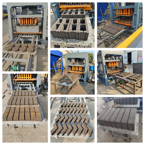 Voll automatische Hohlbeton-Verriegelung zement <span class=keywords><strong>block</strong></span> maschine Ziegel herstellungs maschinen mit Hydraulik-und Vibrations kraft - Product Image 3