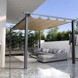 Padiglione da <span class=keywords><strong>esterno</strong></span> con tetto retrattile per uso domestico in lega di alluminio tenda isolante per alberghi e arredo da <span class=keywords><strong>esterno</strong></span> - Product Image 4
