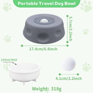 Nuevo Diseño, Material Seguro y Duradero, Tazón Antideslizante para Perros, Comedero Lento para Mascotas, para Caldo de Hueso y Yogur - Product Image 5