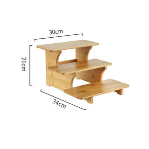 Porte-collation pour thé de l'après-midi d'hôtel Set de pause-thé pour dîner froid Table pour gâteau de mariage et dessert Plateau à pâtisserie Présentoir en forme de barre - Product Image 6