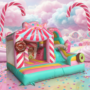 <span class=keywords><strong>Castello</strong></span> Gonfiabile Kaluen con Scivolo 3.5m*4.2m*3.05m, <span class=keywords><strong>Castello</strong></span> Gonfiabile in PVC con Scivolo per Interni ed Esterni - Product Image 4