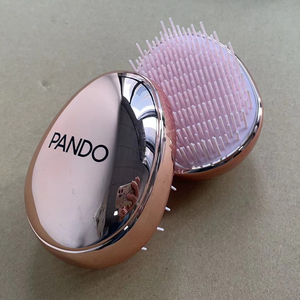 <span class=keywords><strong>Brosse</strong></span> à cheveux électrique de poche compacte avec coussin rond Design Nouvelle fonction de massage du cuir chevelu <span class=keywords><strong>Brosse</strong></span> en plastique en nylon ionique - Product Image 1