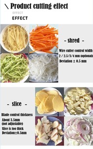 Điện thương mại gừng sắn rau mùi chuối khoai tây chiên Slicer Shredder máy - Product Image 6