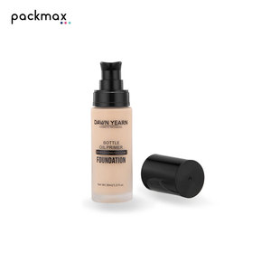 30ml high-quality glass bottle with pump — suitable for lotion, serum, essential oil, and liquid <b>foundation</b>. Hot-selling model - Product Image 4