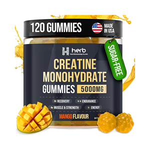 Gomitas de creatina monohidratada de etiqueta privada, vitaminas para soporte energético para adultos, 120 gomitas por botella, 2 por día, recién nacido - Product Image 1