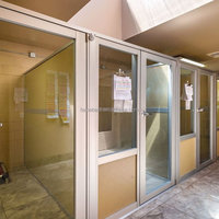 Nichoir pour chien en alliage d'aluminium et verre trempé, robuste et sécurisé, pour grands chiens de travail, usage extérieur