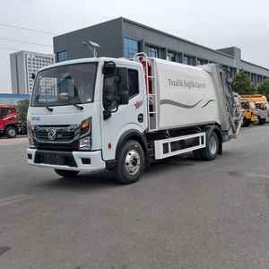Dongfeng nuevo camión <span class=keywords><strong>compactador</strong></span> de basura diésel 4x2 7 metros cúbicos de capacidad cubierta neumática transmisión <span class=keywords><strong>Manual</strong></span> para construcción - Product Image 1
