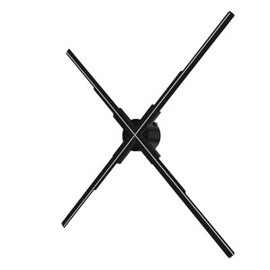 โปรเจคเตอร์โฮโลแกรม 3 มิติ 4 ใบพัด ขนาด 52 ซม. พร้อมไฟ LED สำหรับแสดงโฆษณาแบบเคลื่อนไหว รองรับ SD การ์ด อุปกรณ์สำหรับงานปาร์ตี้ - Product Image 2