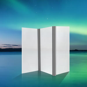 Tablero Crystal PC mallas blancas esmeriladas-<span class=keywords><strong>Hojas</strong></span> de malla de puerta de pantalla plegable - Product Image 2