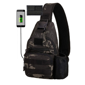 Bolsa Táctica de Hombro, Bandolera, Mochila de Día, Bolsa Deportiva de Gran Capacidad, Impermeable, Transpirable, en Oferta - Product Image 1