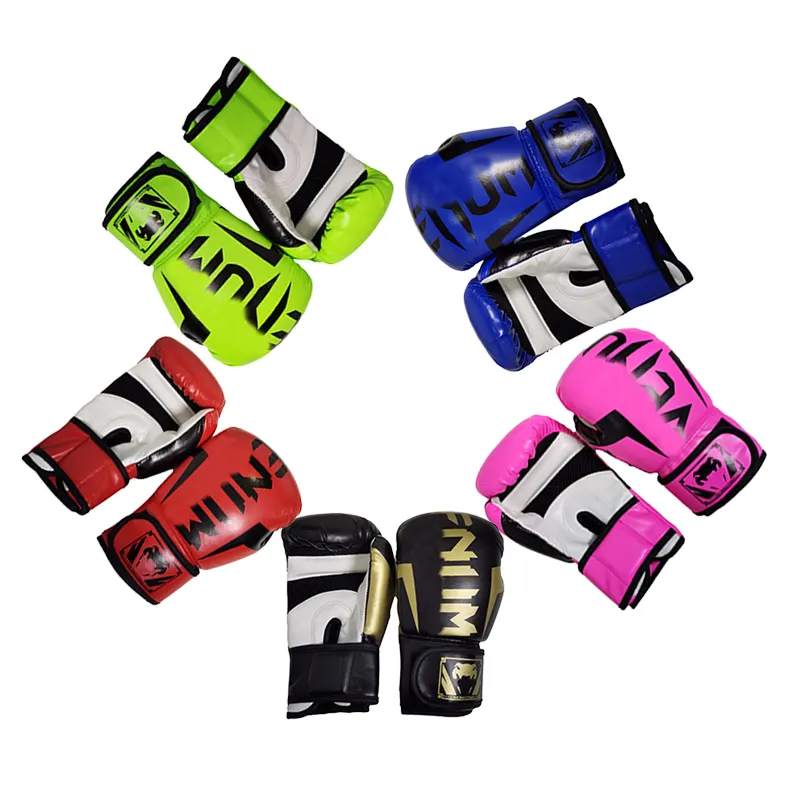 Wholesale Kickboxing Muay Thai Boxing Gloves Custom Men Competition Boxing Gloves With Logo