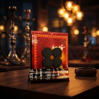Arang Shisha Premium Berkualitas Tinggi Buatan Mesin, Rendah Abu, Tanpa Bau, Briket Ekstra Besar, Kayu Keras YC 3.5% Abu