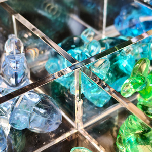 Placa de rejilla acrílica, pendientes de joyería, caja de almacenamiento de joyería, letrero, insignia, figurita periférica, placa de exhibición - Product Image 4