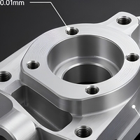 Pièces usinées CNC en aluminium 6061 sur mesure, composants métalliques de précision pour l'aérospatiale, l'automobile et l'industrie