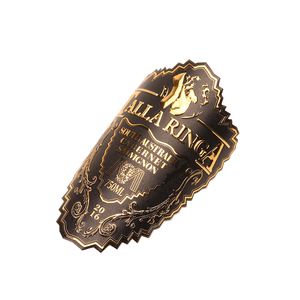 Etiquetas de Vino Personalizadas al por Mayor, Color Rojo, Estilo Indio, Etiquetas Clásicas Negras para <span class=keywords><strong>Whisky</strong></span> y Vino - Product Image 5