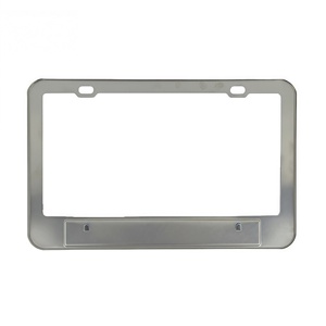 Marco para Placa de Matrícula de Motocicleta, Directo de Fábrica, Tanzania, Acero Inoxidable, con Emblema Adhesivo Epóxico - Product Image 5
