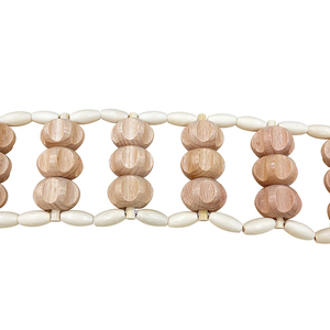 Rodillo de cuerda de masaje de espalda de madera de nuevo estilo de alta calidad, rodillo de masaje de cinturón de madera de haya para masaje corporal - Product Image 3